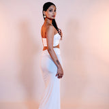 White Knot Skirt Set