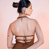 Brown Halo Dress