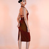 Brown Halo Dress