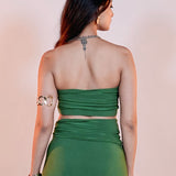Olive Knot Skirt Set