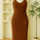 Brown Halo Dress