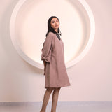 Light Brown Sleeve Tunic Top