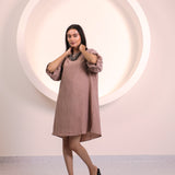 Light Brown Sleeve Tunic Top