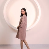 Light Brown Sleeve Tunic Top