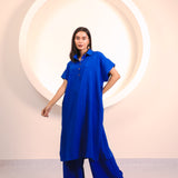 Midnight Majesty Button Tunic Co-ord Set