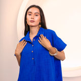 Midnight Majesty Button Tunic Co-ord Set