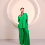 Emerald Flow Collar Co-ord Set