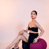 Black Knot Skirt Set