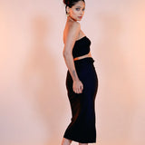 Black Knot Skirt Set
