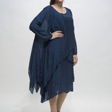 Deep Sea Aura Shrug Dress