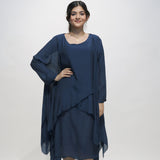 Deep Sea Aura Shrug Dress