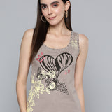 Mocha Edge Graphic Tank
