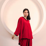 Ruby Short Flow Collar Top (INCLUDES TOP ONLY)