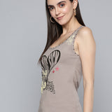 Mocha Edge Graphic Tank