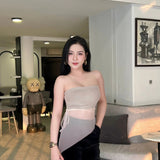 Mocha Mesh Top