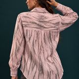 Blush Pink Shimmer Streak Shirt