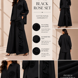 Timeless Black Rose Co-Ord Set