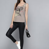 Mocha Edge Graphic Tank
