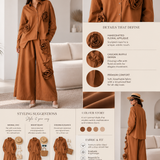 Caramel Muse Rose Co-Ord Set