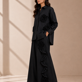 Timeless Black Rose Co-Ord Set
