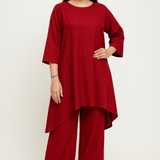 Red Haze Cotton Linen Set