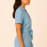 Coastal Bloom Cotton Linen Set