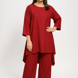 Red Haze Cotton Linen Set