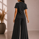 Charcoal Pearl Twist Co-ord Set