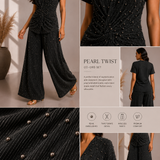 Charcoal Pearl Twist Co-ord Set