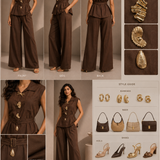 Mocha Luxe Utility Co-ord