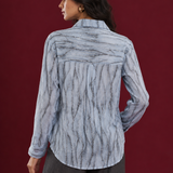 Powder Blue Shimmer Streak Shirt