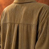 Olive Dune Embellished Shirt