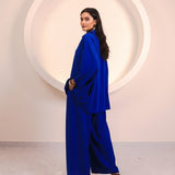 Blue Short Flow Collar Top (INCLUDES TOP ONLY)