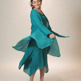 Forest Luxe Dress with Shrug