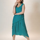 Forest Luxe Dress with Shrug