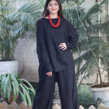 Black Athleisure Co-ord Set