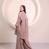 Beige Collar Long Tunic Top (INCLUDES TUNIC ONLY)
