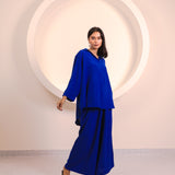 Blue Short Flow Collar Top (INCLUDES TOP ONLY)