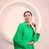 Emerald Longline Collar Co-ord Set