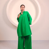 Emerald Longline Collar Co-ord Set