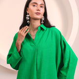 Emerald Longline Collar Co-ord Set