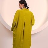 Mustard Longline Collar Co-ord Set