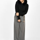 Cozy Luxe Knit Black Cardigan