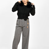 Cozy Luxe Knit Black Cardigan