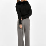 Cozy Luxe Knit Black Cardigan