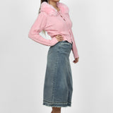 Cozy Luxe Knit Pink Cardigan
